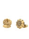 Lancaster Italia Cufflink from Steel In Gold Colour