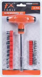 FX Tools Κατσαβίδι με 22 Εναλλασσόμενες Μύτες