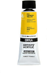 Daler Rowney Cryla Acrylic Paint Set in Yellow color Cadmium Yellow 75ml 1pcs 125075612