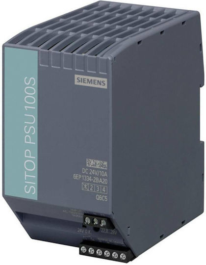 Siemens Τροφοδοτικό Ράγας με Έξοδο 24V και Ισχύ 240W 10A