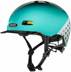 Nutcase Tiffany S Brunch Road / City Bicycle Helmet with MIPS Protection Turquoise