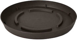 Atmosphera Roto Pot Plate Plastic Brown 30x30cm...