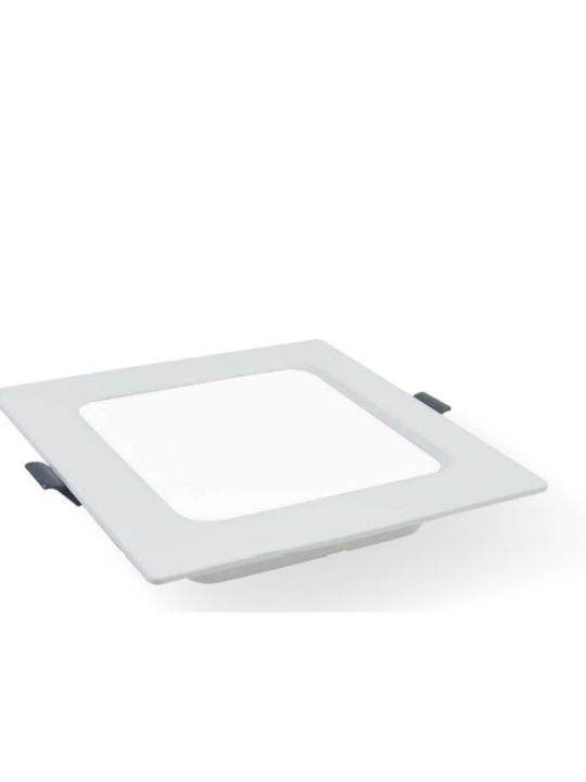 Lucas Platz Vertieft LED Panel 20W mit Kaltweiß Licht 6400K