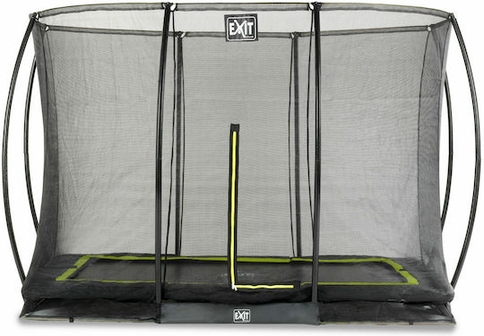 Exit Toys Silhouette Trampoline Draußen 305x214cm mit Netz Schwarzes
