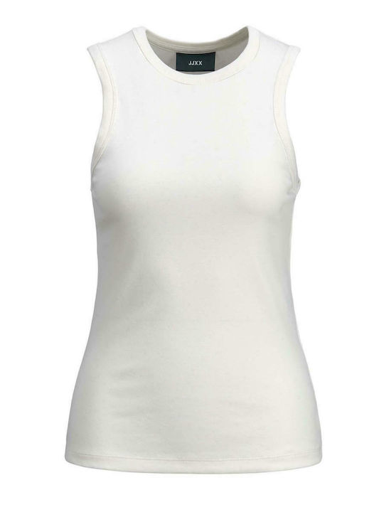 Jack & Jones Women's Summer Blouse Cotton Sleeveless White