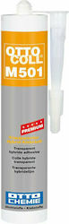 Otto Chemie M 501 Silikon-Dichtungsmittel Hohe Temperatur für Holz Transparent 310ml 1Stück
