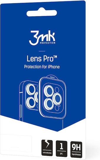 3MK Lens Protection Pro Προστασία Κάμερας Tempered Glass Ασημί για το iPhone 13 Pro / 13 Pro Max