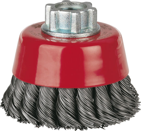 Jaz TT1001LM14 Wire Brush Bell with Bristles 100mm M14