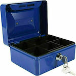 Cash Box with Lock Blue KS-300A