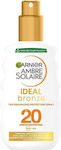 Garnier Ambre Solaire Idean Bronze Αντηλιακή Κρέμα για το Σώμα SPF20 σε Spray 200ml