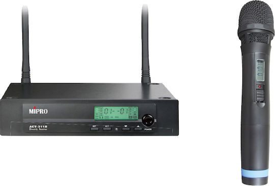 Mipro ACT-313H80 Set Seturi Wireless Microfon Condensator De mână pentru Vocale