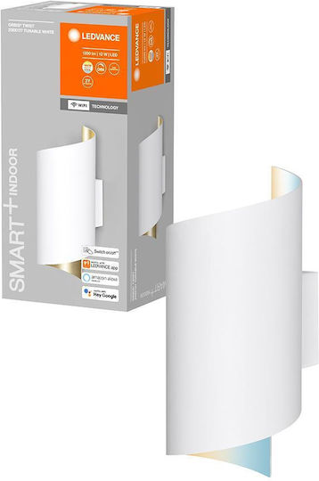Ledvance Twist Lamp Wall LED White 127x23x9.5cm Ledvance Twist Lamp Wall LED White 127x23x9.5cm