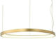 Aca Harmony Μοντέρνο Κρεμαστό Φωτιστικό με Ενσωματωμένο LED σε Χρυσό Χρώμα