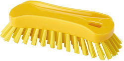 Igeax Plastic Hand Cleaning Brush Yellow 18x6.5x5.5cm