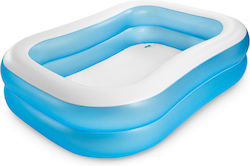 Amila Family Swim Center Kids Swimming Pool Inflatable Blue 203x152x48cm