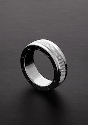 Triune Cool & Knurl Пръстен Петел Металик Сребрист TBJ-2026-45