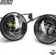 Rotund Faruri Auto LED Jeep Wrangler 2buc
