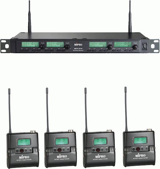 Mipro ACT343T UHF 620-644MHz MIP00082 Δέκτης Μικροφώνου
