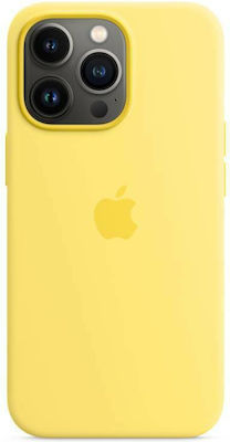 Apple Silicone Case With MagSafe Umschlag Rückseite Silikon Lemon Zest (iPhone 13 Pro) MN663ZM/A