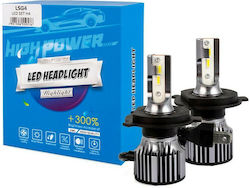 M-Tech Lămpi Autoturismului H4 LED 6500K Alb rece 9-32V 50W 2buc