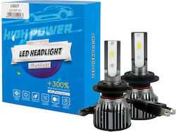 M-Tech Lămpi Autoturismului H7 LED 6500K Alb rece 9-32V 50W 2buc