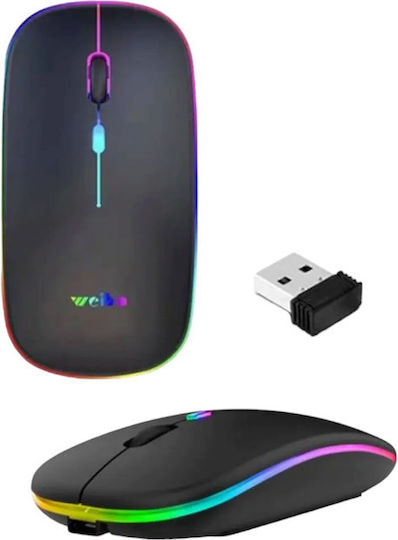 Weibo RF-6800 Wireless Mouse Black