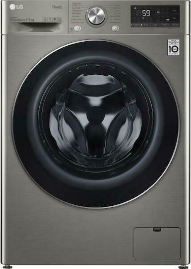 LG F4DV509S2TE Πλυντήριο-Στεγνωτήριο Ρούχων 9kg/6kg Ατμού 1400 Στροφές με Wi-Fi