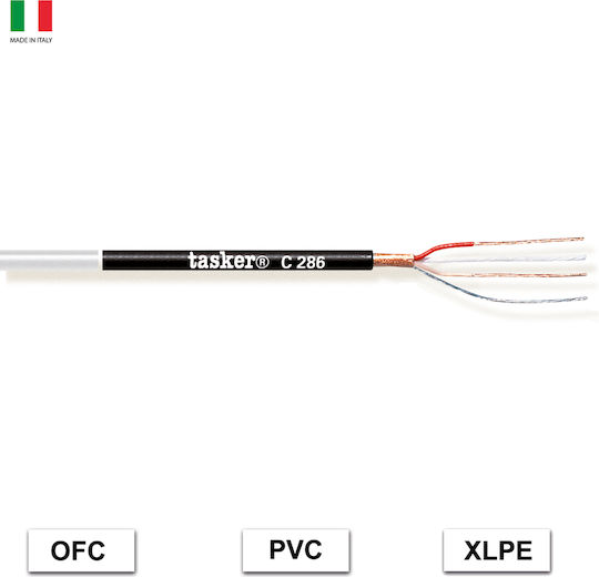 Tasker C286 Kabel Mikrofon Unterminiert 100m (TAS00003) 1Stück