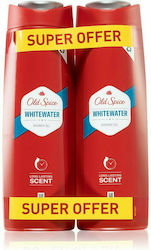 Old Spice Whitewater Gel de baie (2x400ml) 800ml