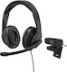 HAMA HS-USB300 On Ear Multimedia Headphone with...