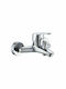 Poly-203 Mixing Bathtub Shower Faucet Silver