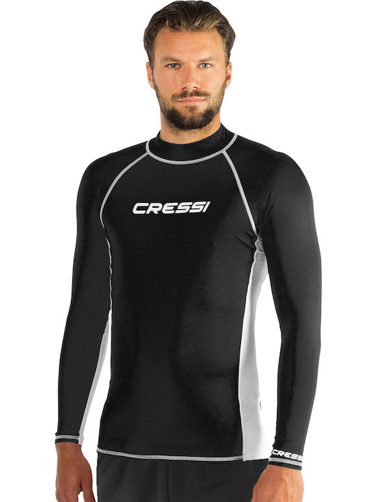 CressiSub Men's Long Sleeve Sun Protection Shirt Black