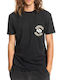 Quiksilver Golden Hours T-shirt Bărbătesc cu Mânecă Scurtă Negru