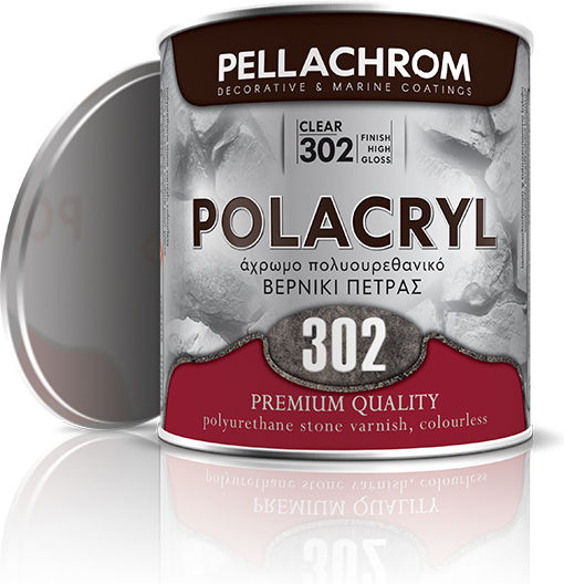 Pellachrom Polacryl 302 Пропитка Полиуретан Безцветен Блестящ 750мл