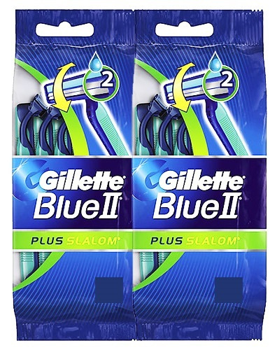 Gillette Blue II Plus Slalom Ξυραφάκια μιας Χρήσης 2x10τμχ | Skroutz.gr