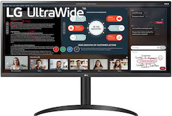 LG 34WP550-B Ultrawide IPS HDR Monitor 34" FHD 2560x1080 με Χρόνο Απόκρισης 5ms GTG