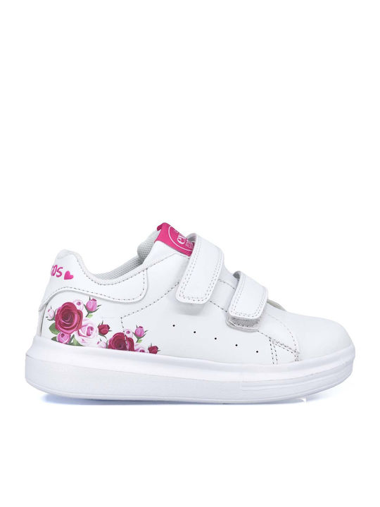 Παιδικά Sneakers με Σκρατς Λευκά