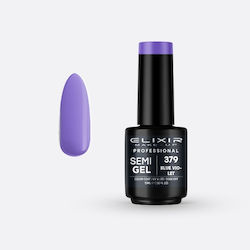 Elixir Semi Gel Semi-Permanent Nail Polish Blue...