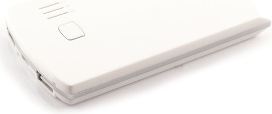 PowerNeed P5600W Power Bank 5600mAh με 2 Θύρες USB-A Λευκό