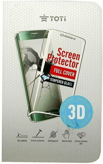 3D Закалено стъкло за цялото лице Черен (Хуавей Y5 2019)