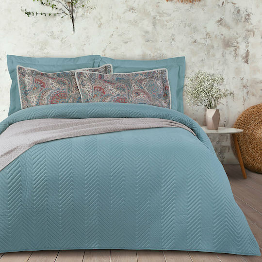 Das Home 9560 Coverlet Single Microfiber Blue 160x240cm