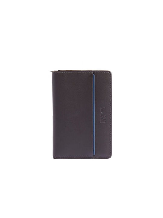Leather card holder NAVA METRO MM428BBS CAFE