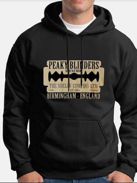 Sweatshirt mit Kapuze Peaky Blinders Schwarz