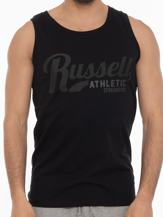 Russell Athletic Ανδρική Μπλούζα Αμάνικη Μαύρη