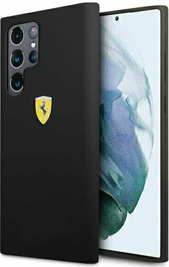 Ferrari On Track Back Cover Silicone Black (Galaxy S22 Ultra)