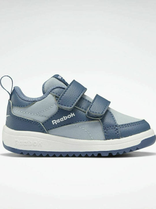 Weebok Clasp Αθλητικά Παιδικά Παπούτσια Running με Σκρατς Gable Grey / Blue Slate / Cloud White