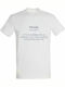 T-shirt Unisex " Meraki Definition ", White