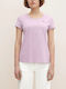 Tom Tailor Women's T-shirt Light Purple