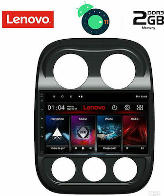 Lenovo LVB 4277_GPS Ηχοσύστημα Αυτοκινήτου για Jeep Compass 2007-2016 (Bluetooth/USB/WiFi/GPS) με Οθόνη Αφής 10.1"