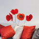 Decorative Sticker Wall Poppies Ango